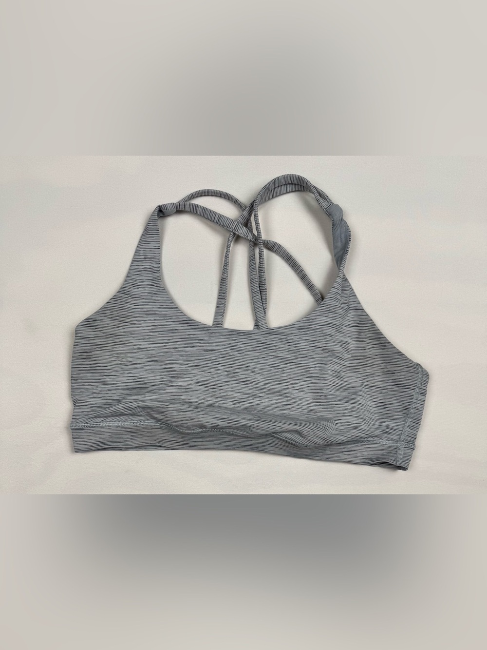 Lululemon Energy Bra Wee Are From Space Ice Grey Alpine White Retail $52